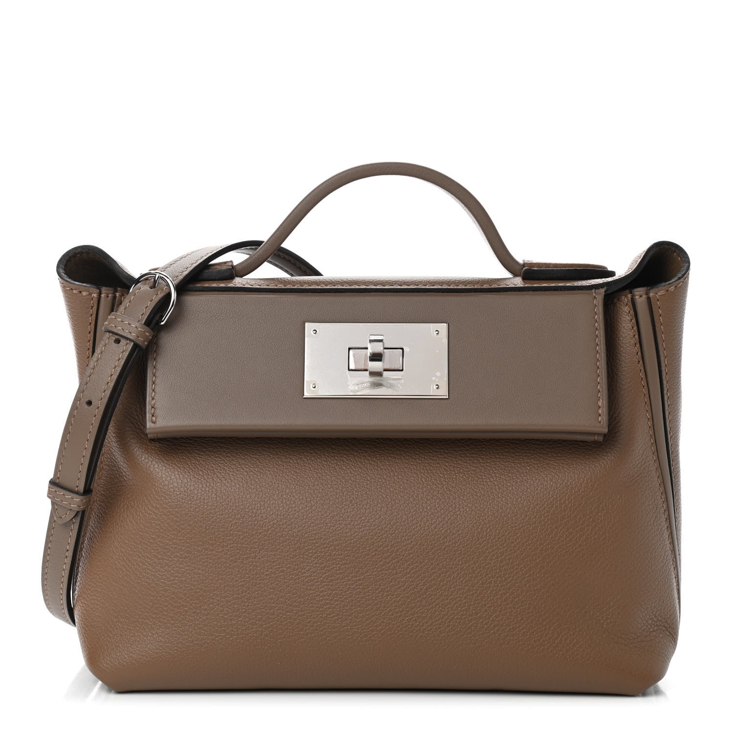 Hermes Evercolor Swift 24/24 21 Beige De Weimar Etoupe 1 of 9