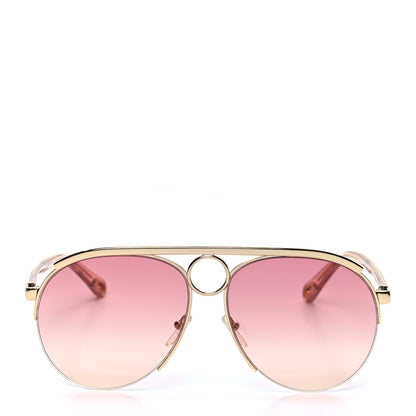 Chloe Mirrored Romie Aviator Sunglasses CE152S Pink 2 of 6