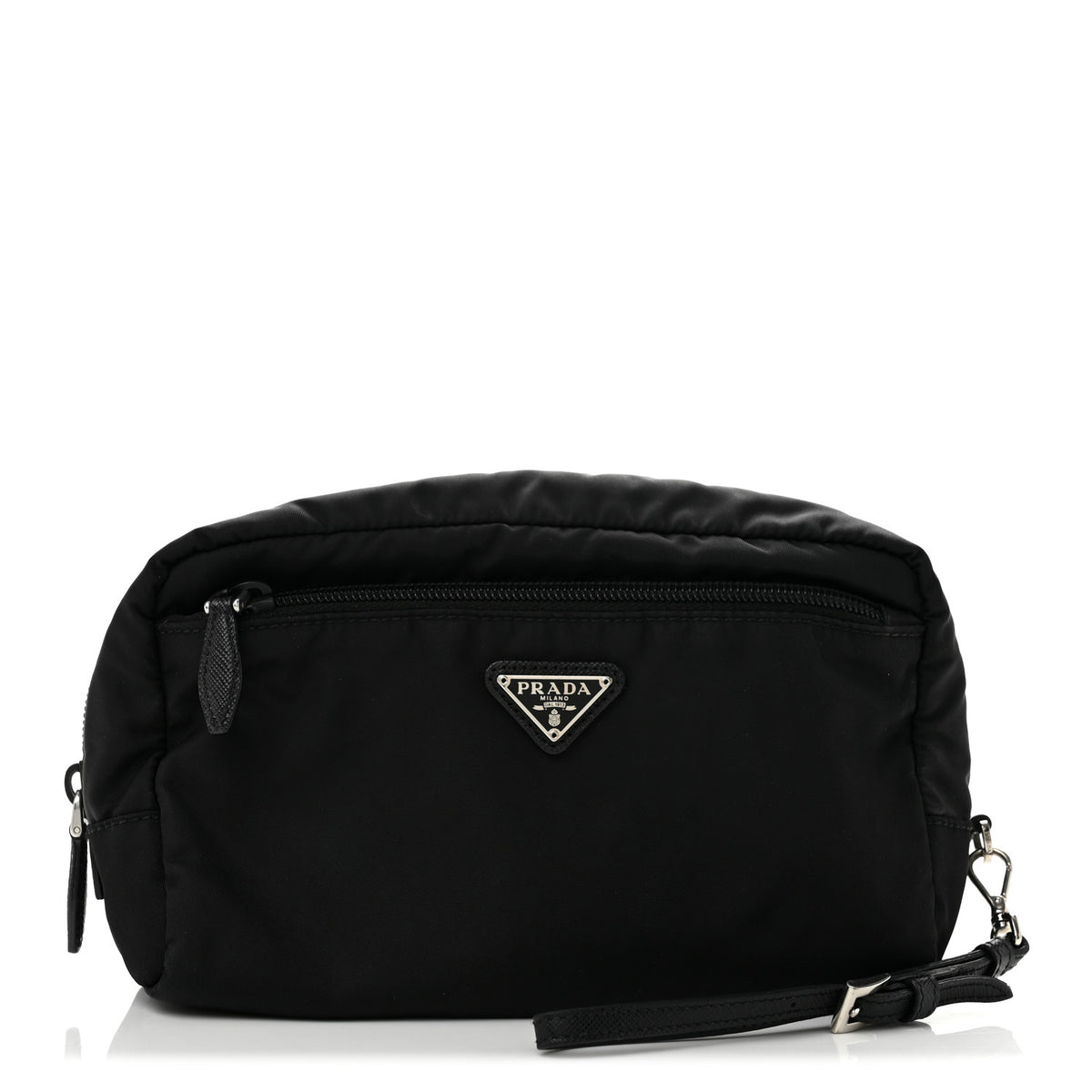 Prada Nylon Vela Cosmetic Pouch Black 1 of 10