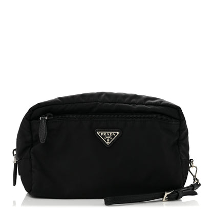 Prada Nylon Vela Cosmetic Pouch Black 1 of 10