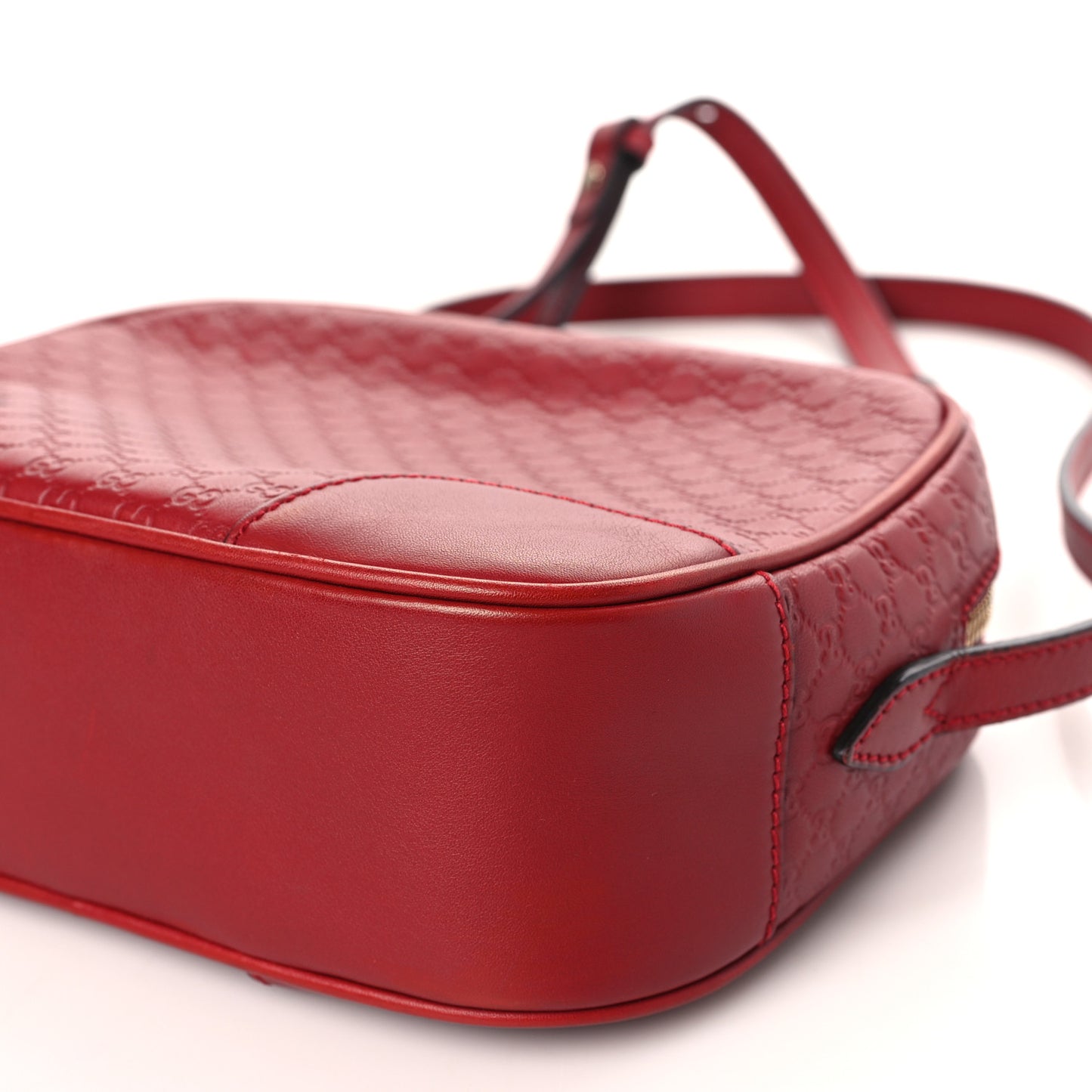 Microguccissima Mini Bree Messenger Bag Red
