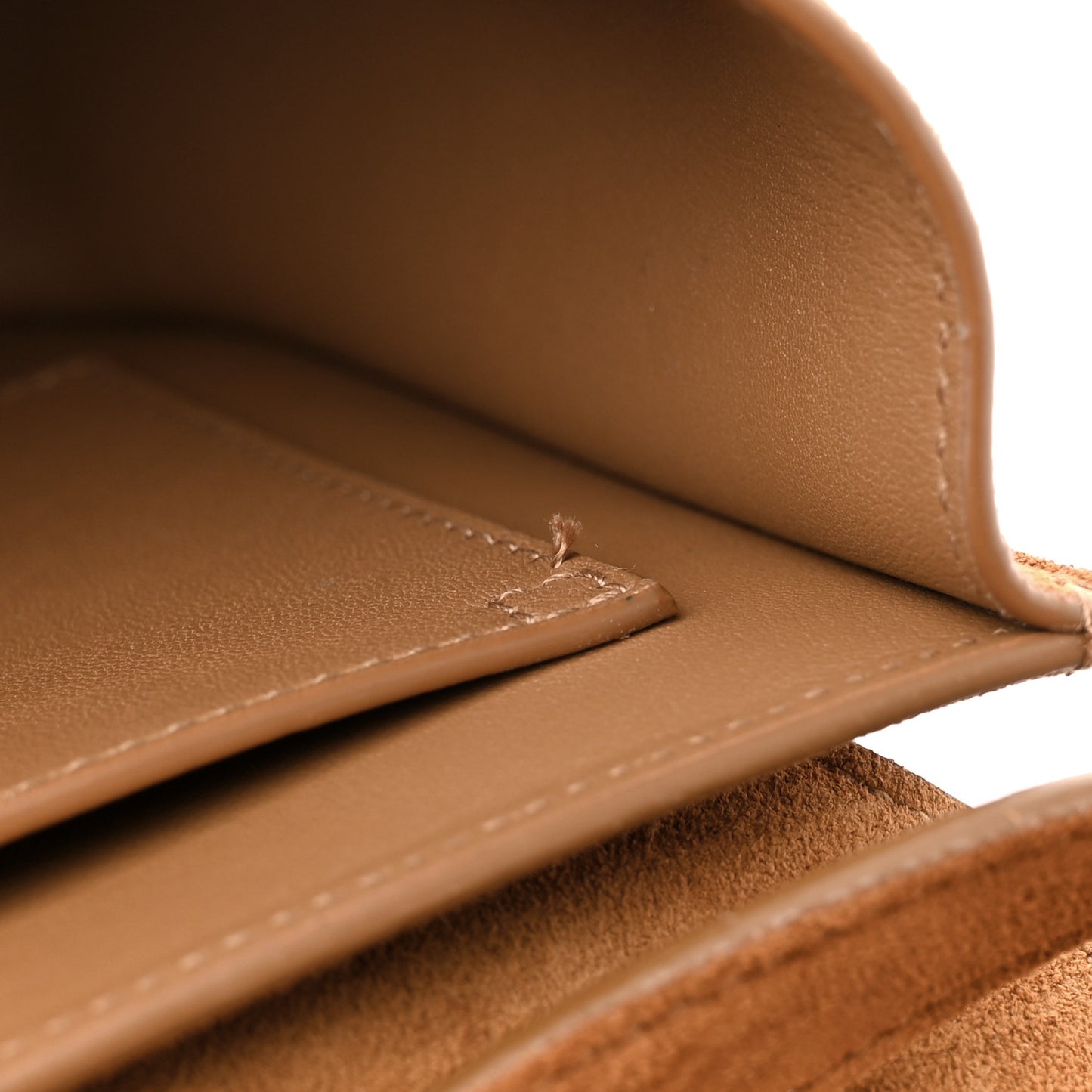 Suede Calfskin Monogram Medium Kaia Satchel Light Cinnamon