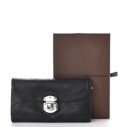Louis Vuitton Mahina Amelia Wallet Black 9 of 9