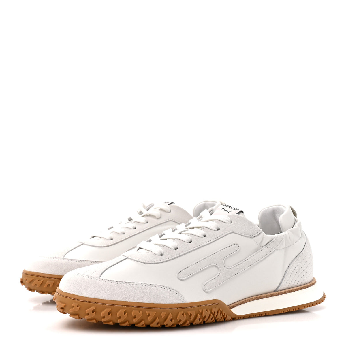 Nappa Suede Goatskin Womens Jet Sneakers 40.5 White