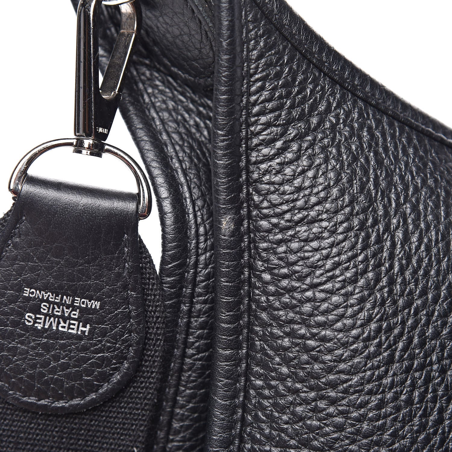 Hermes Taurillon Clemence Evelyne III GM Black 11 of 15