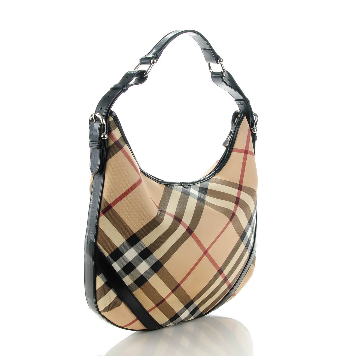 Supernova Check Large Larkin Hobo Black