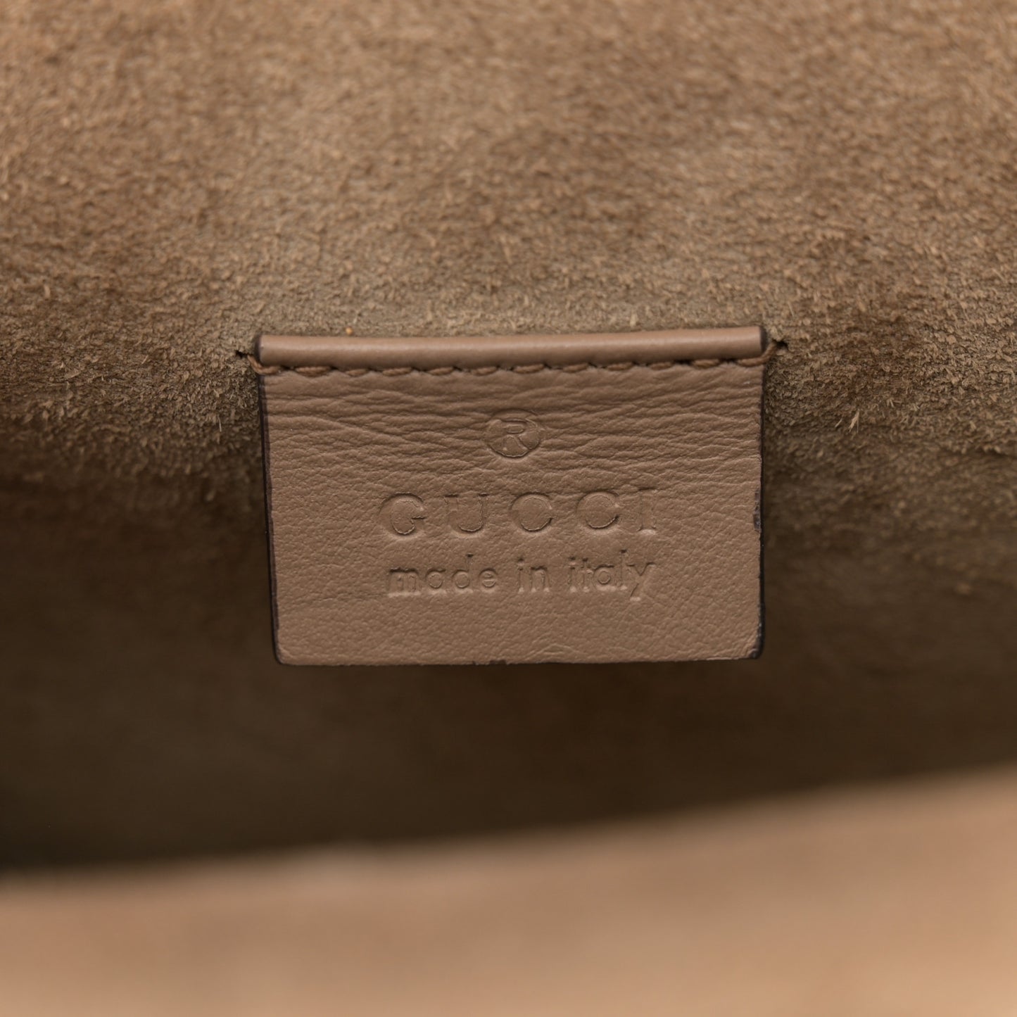 GG Supreme Monogram Mini Dionysus Shoulder Bag Taupe