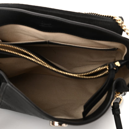 Chloe Calfskin Small Faye Day Shoulder Bag Black 12 of 20