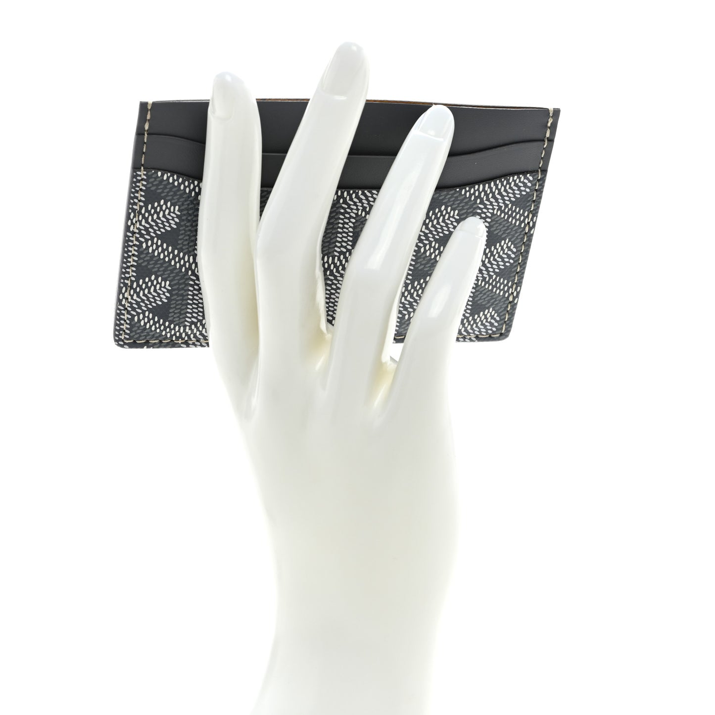 Goyardine Saint Sulpice Card Holder Grey