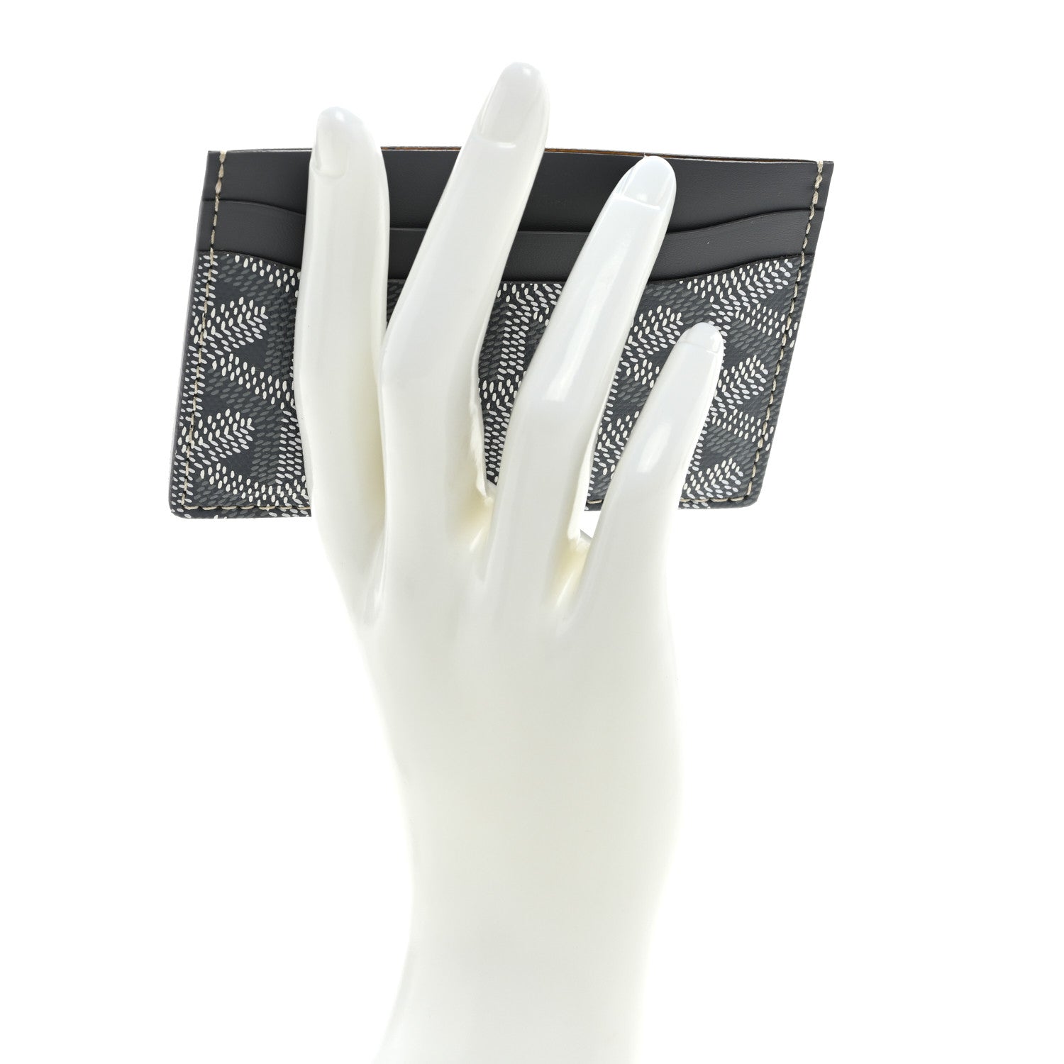 Goyard Goyardine Saint Sulpice Card Holder Grey 2 of 6