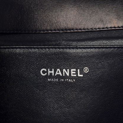 Chanel Lambskin Quilted Clutch With Chain Flap Navy 8 of 11