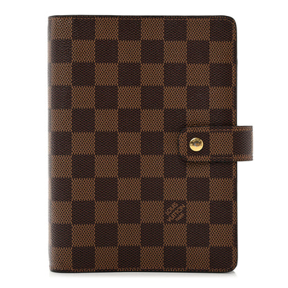 Louis Vuitton Damier Ebene Medium Ring Agenda Cover 1 of 6