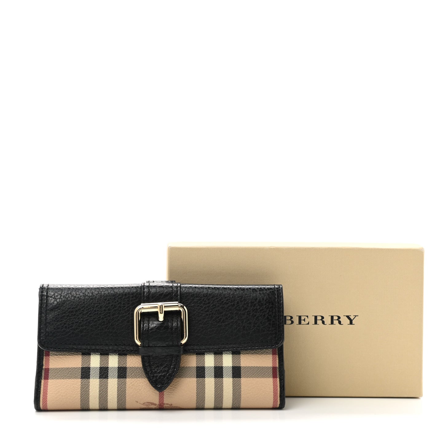Haymarket Check Wallet Black