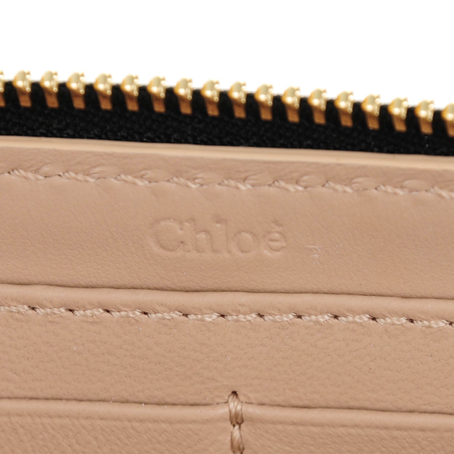 Chloe Grained Calfskin Marcie Long Zip Around Wallet Black 6 of 8