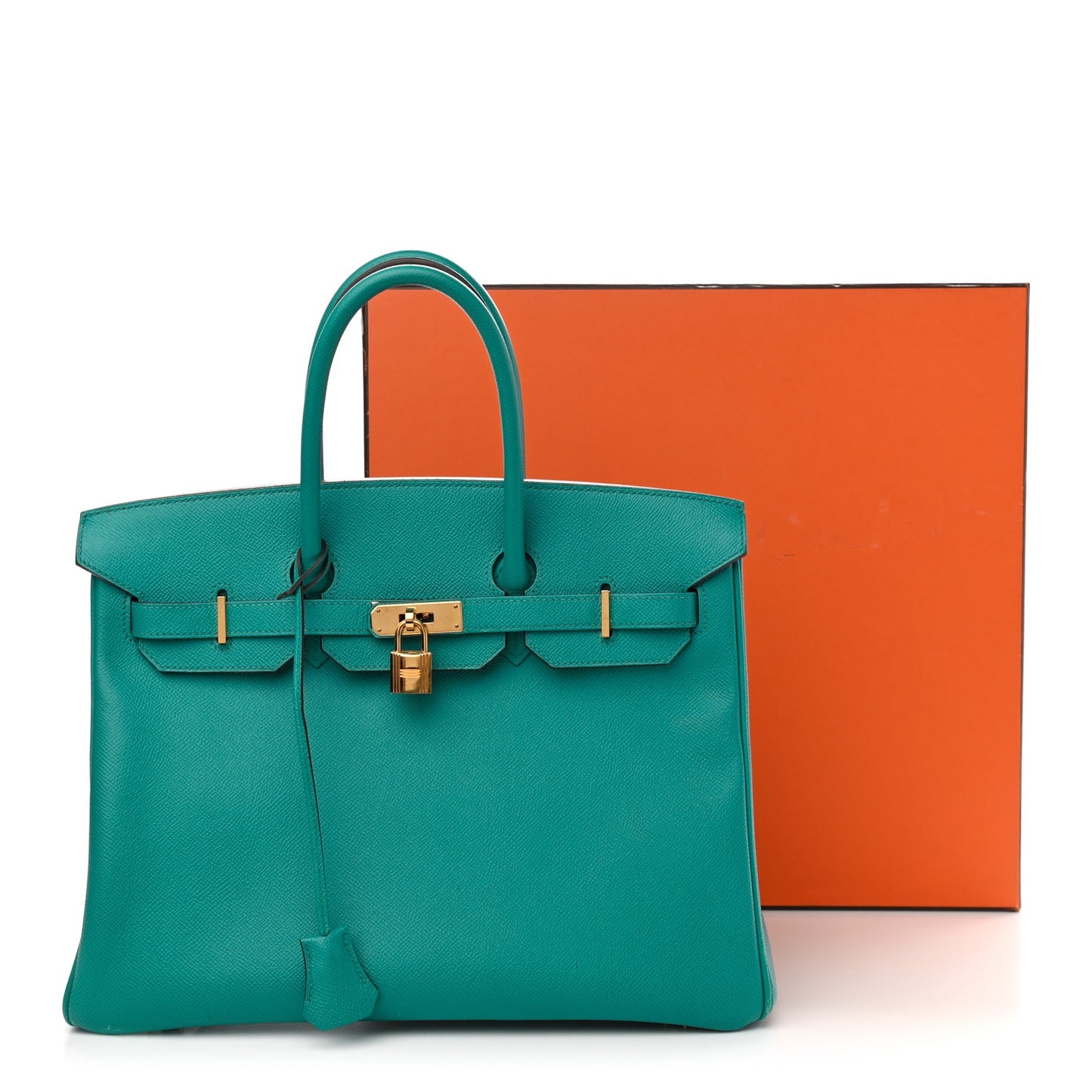 Epsom Birkin 35 Bleu Paon