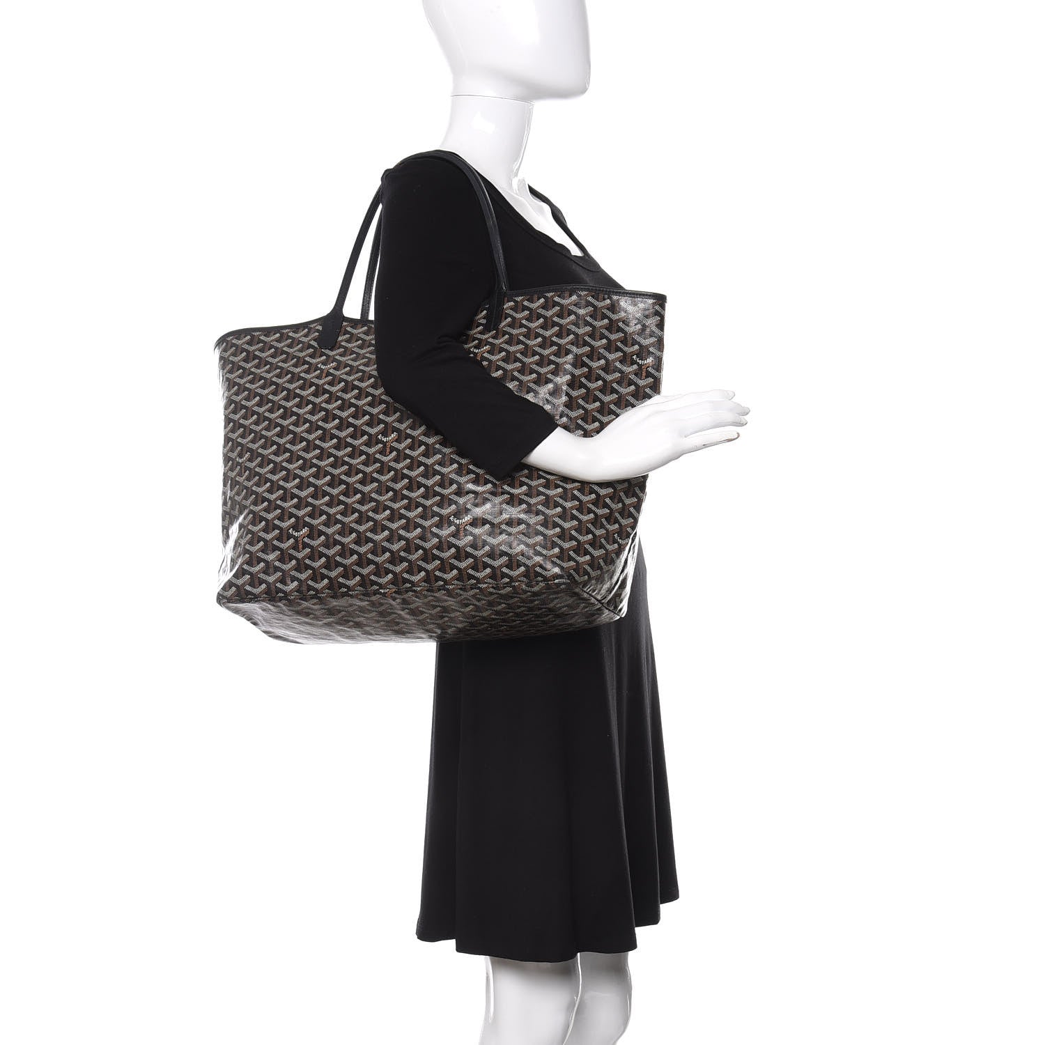 Goyard Goyardine Saint Louis GM Black 2 of 9