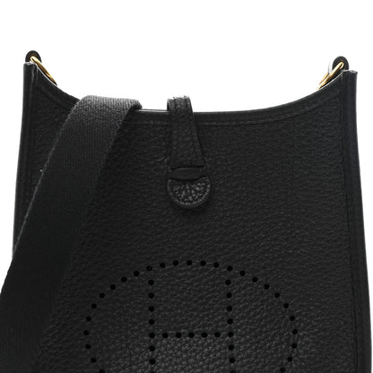 Hermes Taurillon Clemence Evelyne TPM Black 8 of 11
