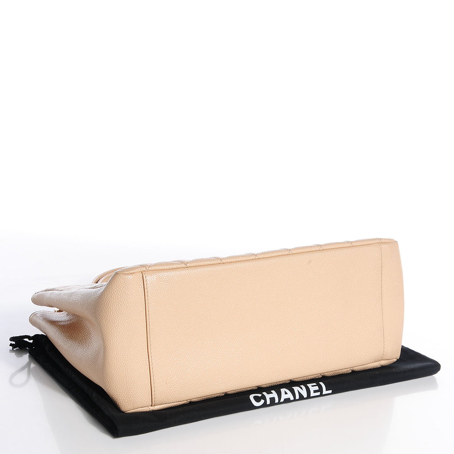 Caviar Grand Shopping Tote GST Beige Clair