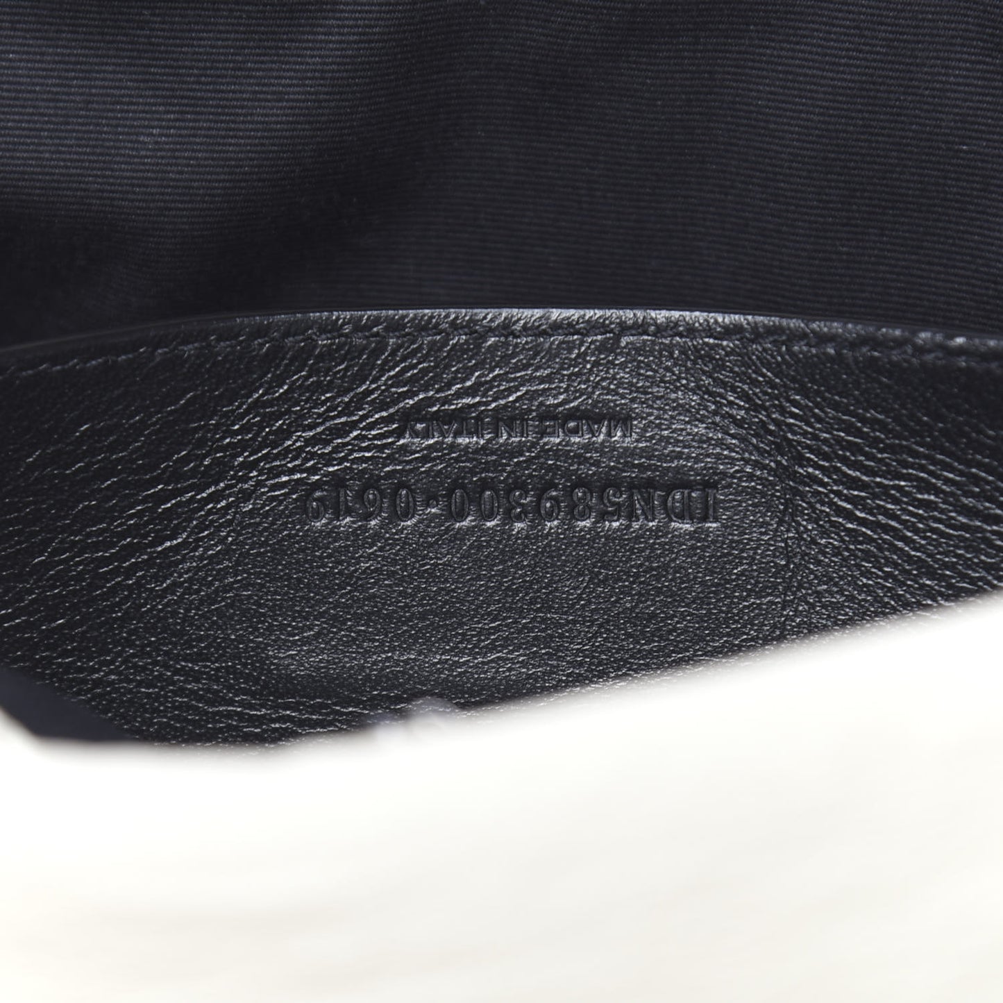 Pebbled Lambskin Chevron Monogram Small Nolita White Vintage