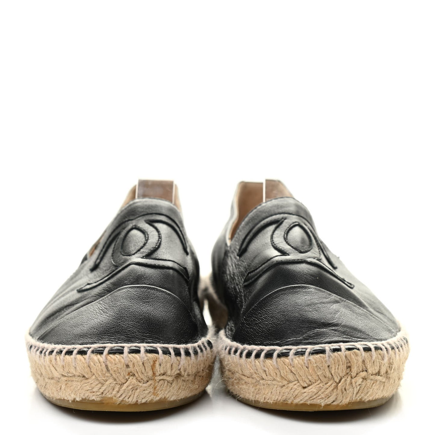 Lambskin CC Espadrilles 39 Black