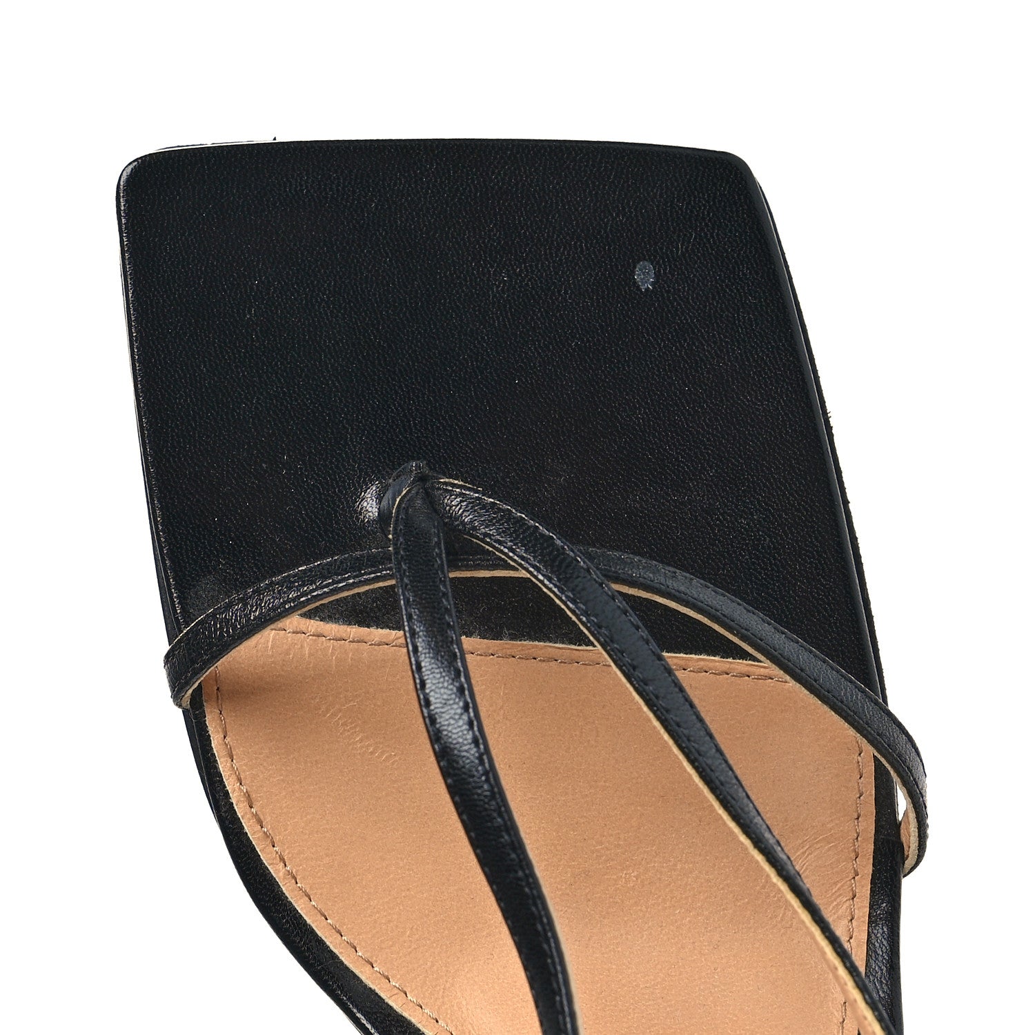 Bottega Veneta Lambskin Stretch Multi Strap Sandals 40 Black 8 of 8