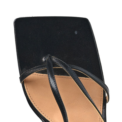 Bottega Veneta Lambskin Stretch Multi Strap Sandals 40 Black 8 of 8
