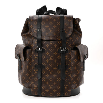 Louis Vuitton Monogram Macassar Christopher PM Backpack 1 of 10