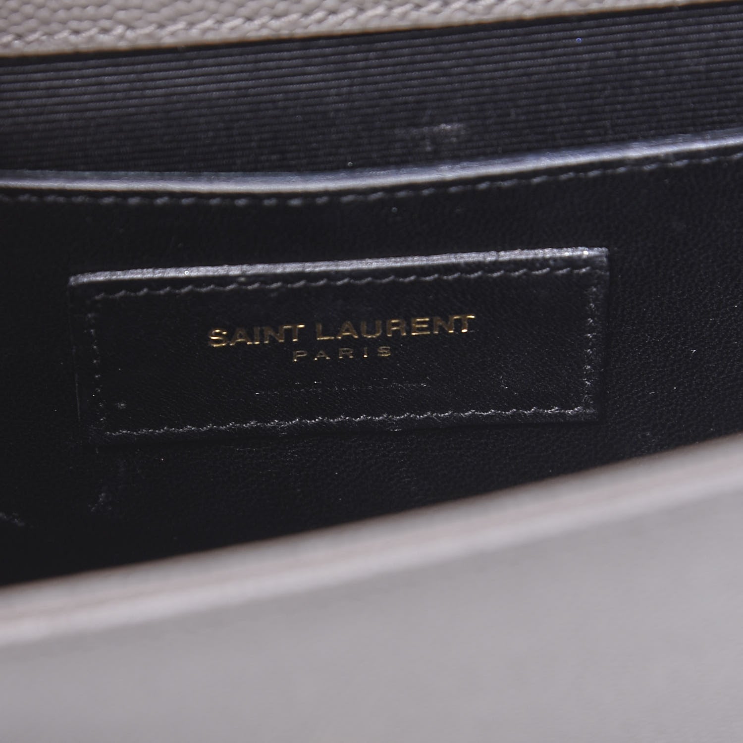 Saint Laurent Grain De Poudre Small Monogram Kate Satchel Fog 5 of 11