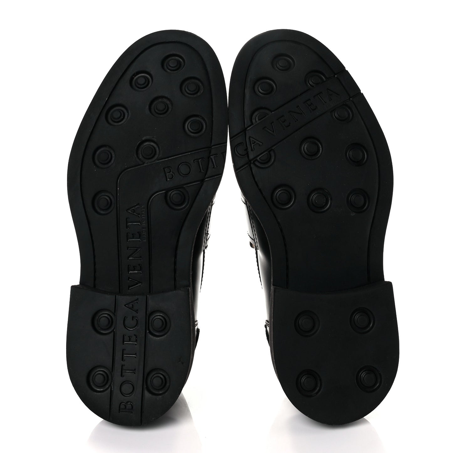 Brushed Calfskin Mens Loafers 41 Black