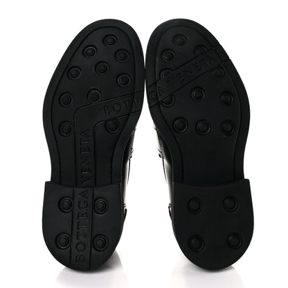 Bottega Veneta Brushed Calfskin Mens Loafers 41 Black 5 of 9