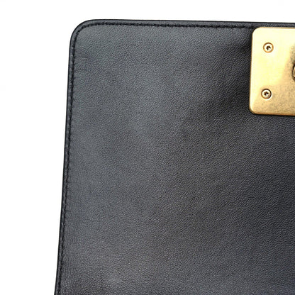 Chanel Lambskin Quilted Small Boy Flap Black 13 of 15