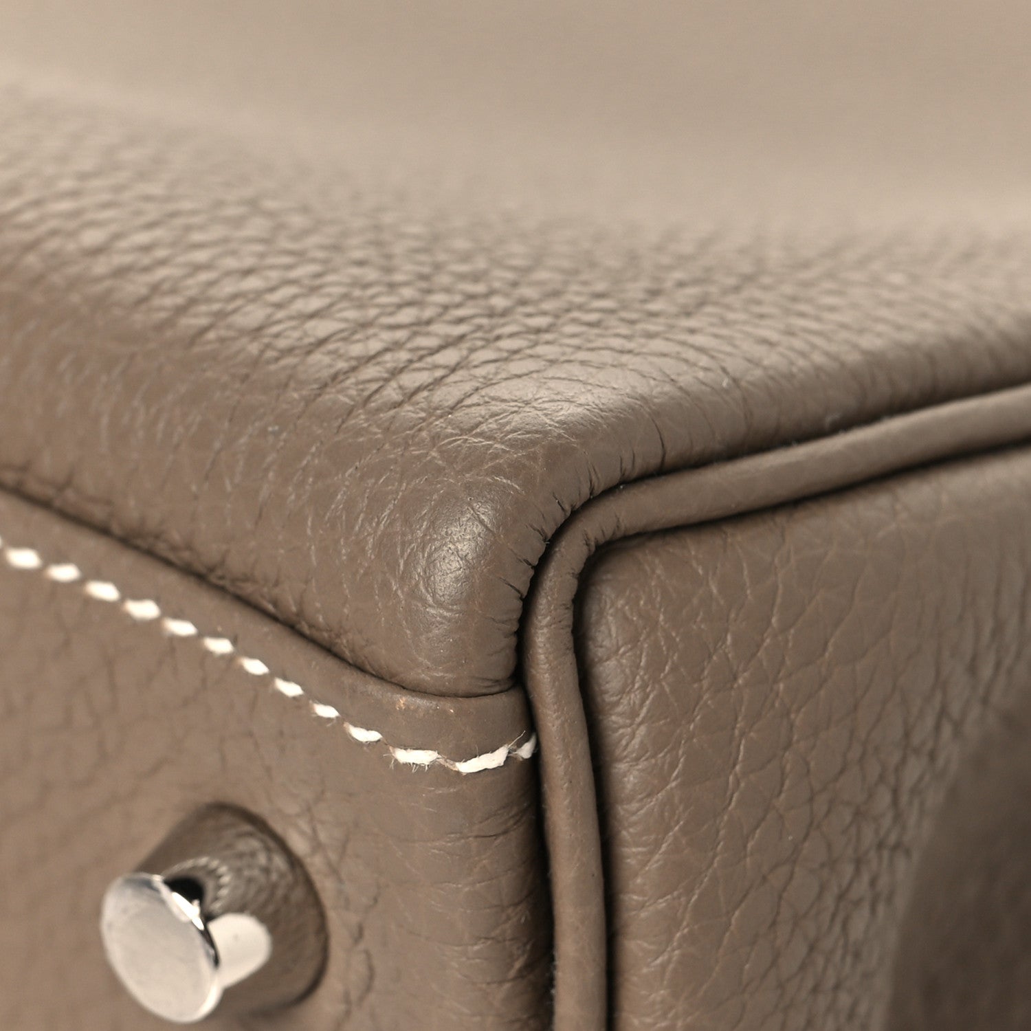Hermes Togo Kelly Retourne 28 Etoupe 11 of 12