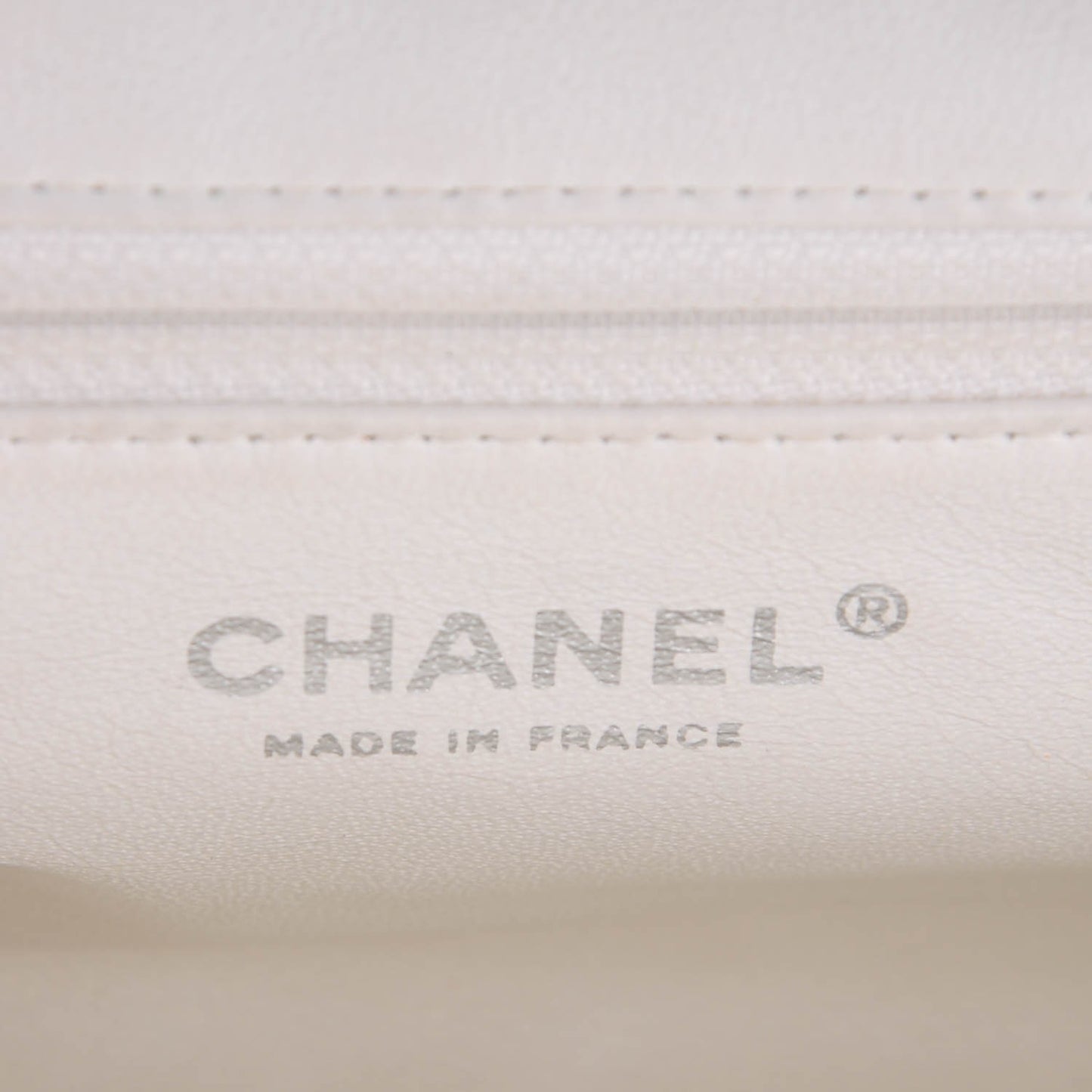Caviar Quilted Timeless Clutch White