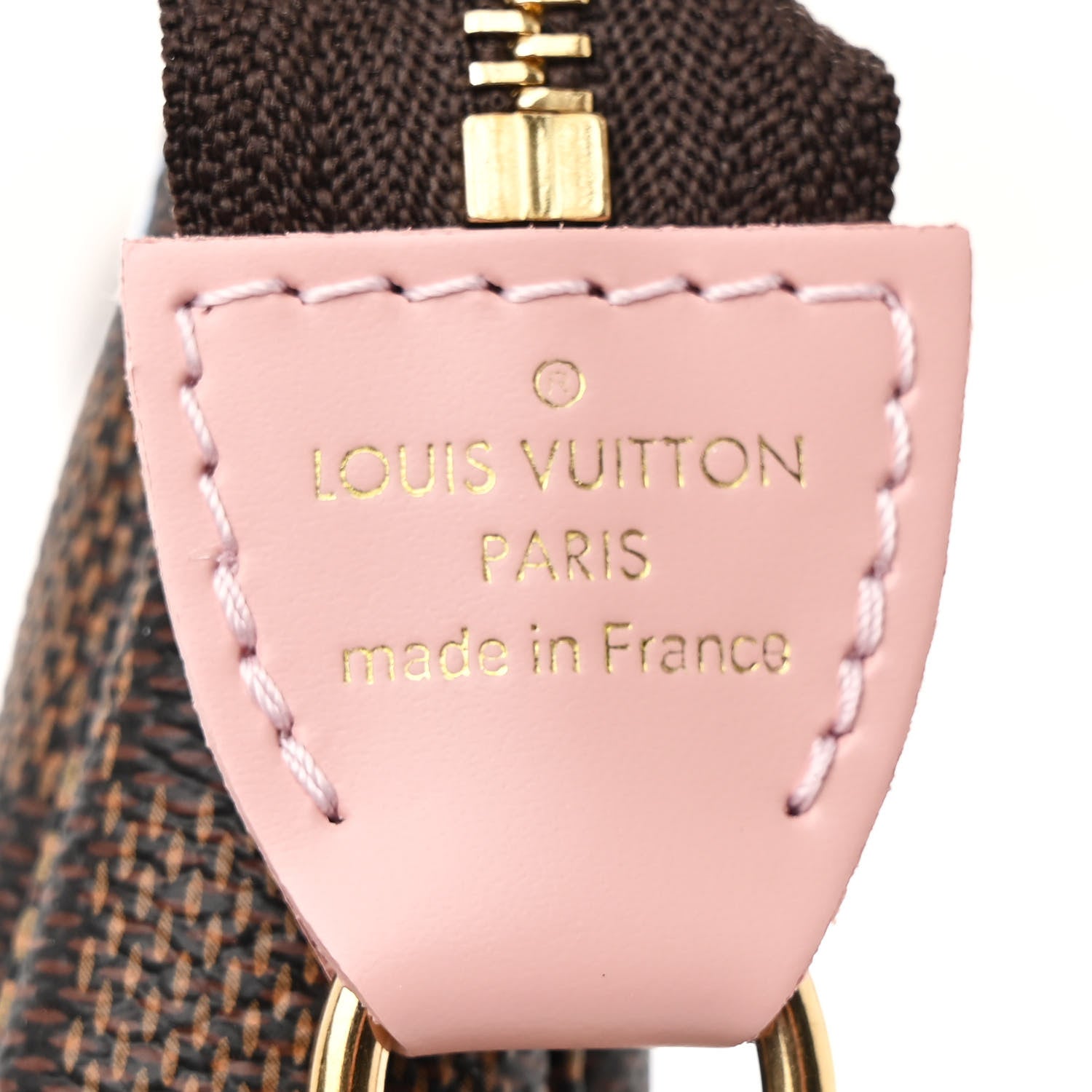 Louis Vuitton Damier Ebene 2020 Christmas Animation Big Wheel Mini Pochette Accessories Rose Ballerine 6 of 11
