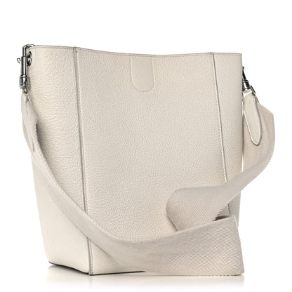 Celine Soft Grained Calfskin Small Sangle Bucket Bag White 2 of 15