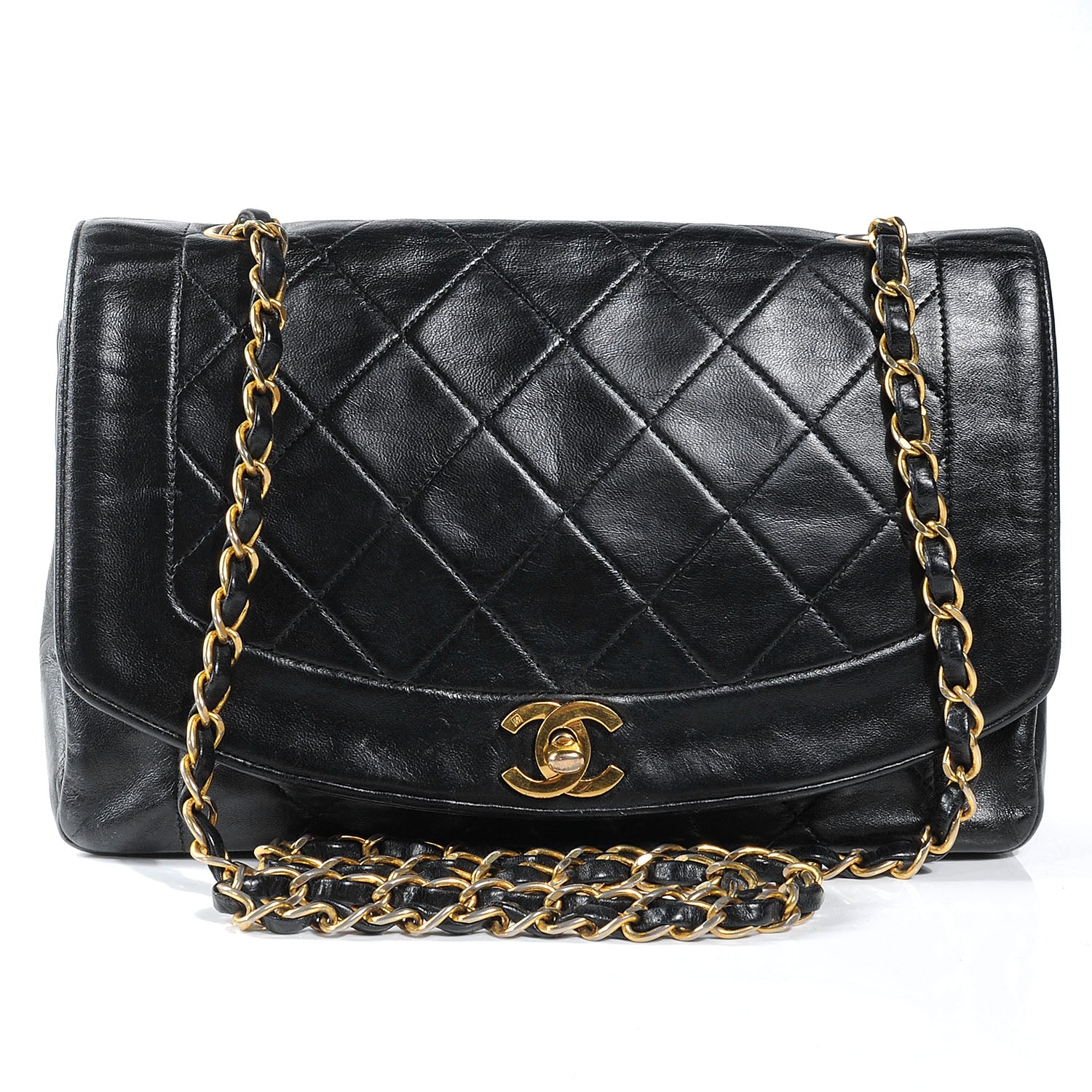 Chanel Lambskin Medium Single Flap Black 1 of 7