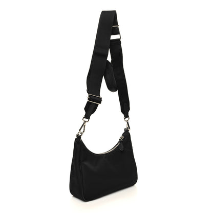 Prada Nylon Re-Edition 2005 Shoulder Bag Black 3 of 9