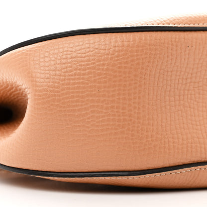 Chloe Grained Calfskin Lambskin Medium Bi-Color Drew Shoulder Bag Wet Sand Sunflower 9 of 15