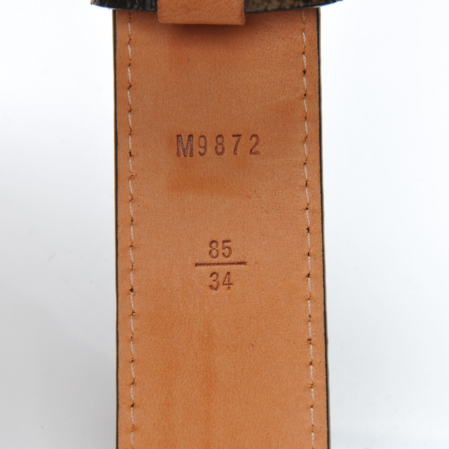 Louis Vuitton Monogram 30 mm Cabochon Belt 85 34 4 of 5