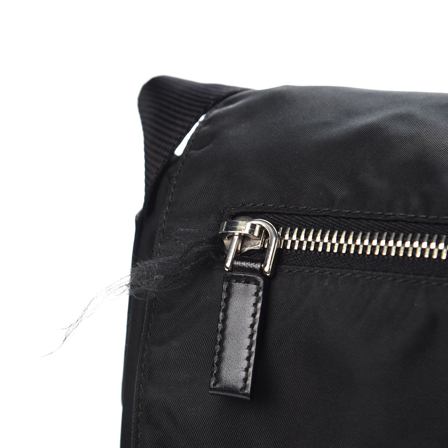 Prada Nylon Vela Messenger Bag Black 8 of 8