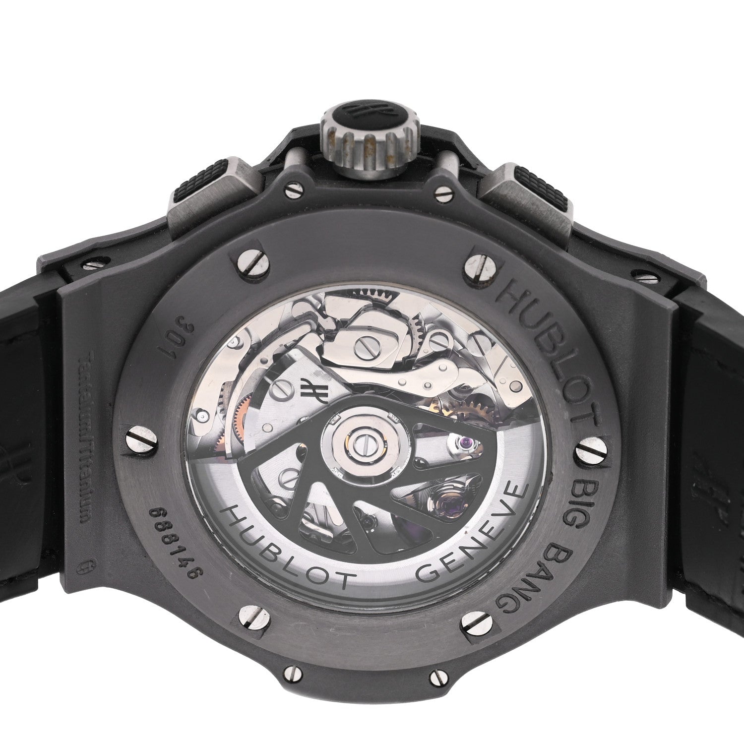 Hublot Tantalum Rubber 44mm Big Bang Automatic Watch Grey 301.AI.460.RX 4 of 5
