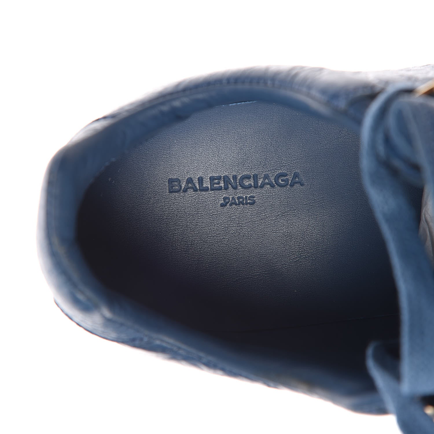 Balenciaga Chevre Hamilton Womens Low Top Sneakers 37 Bleu Profond 5 of 9