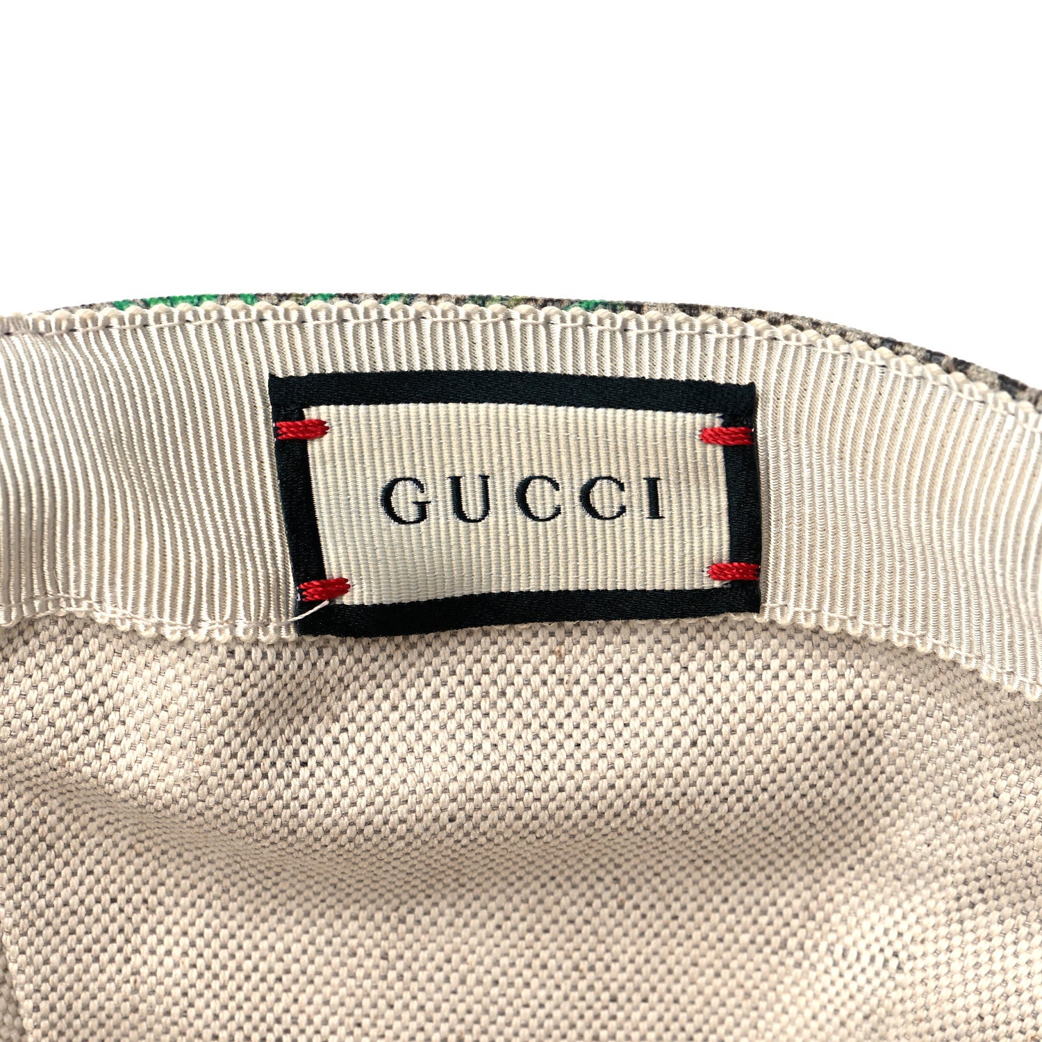 Gucci GG Supreme Monogram Flora Baseball Hat M Red 7 of 8