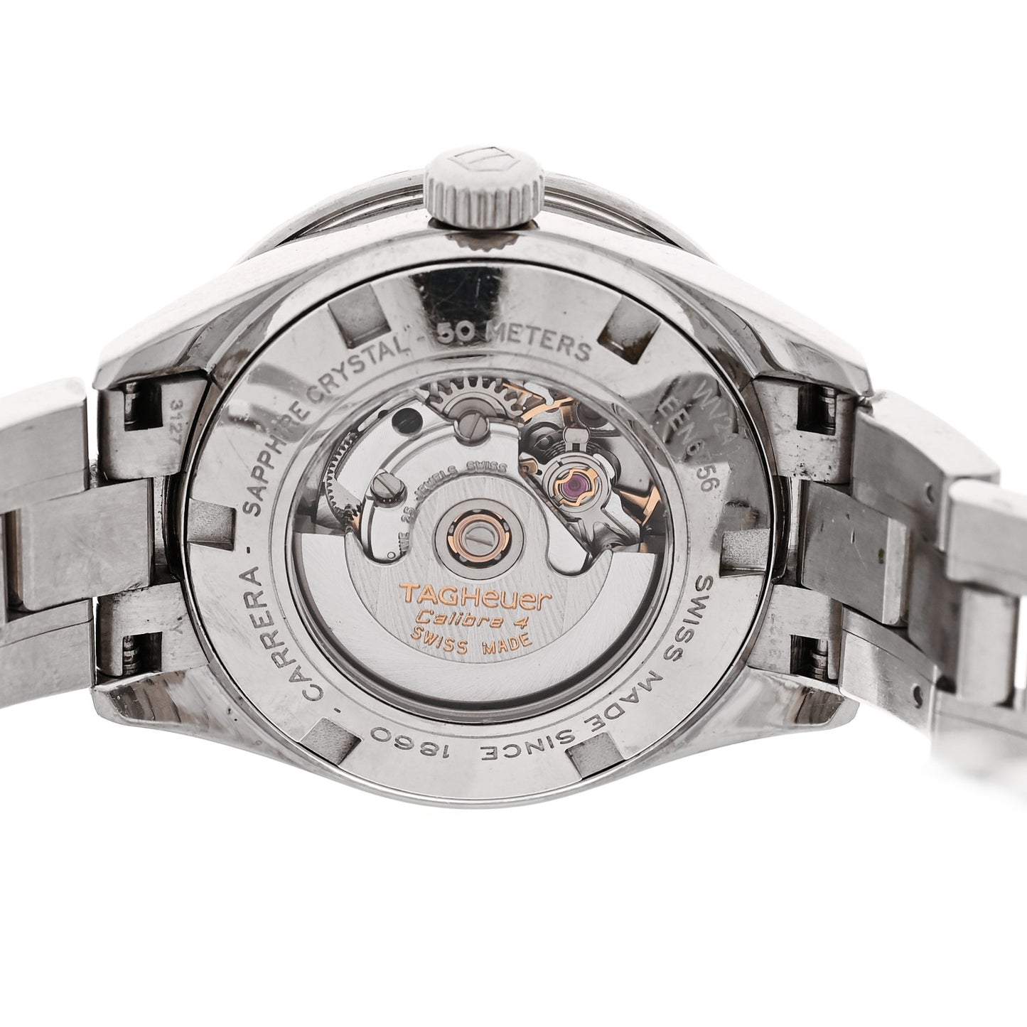 Stainless Steel Diamond 27mm Carrera Lady Automatic Watch Black WV2412
