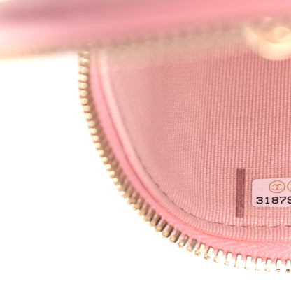 Chanel Caviar Quilted Small Vanity Case With Chain Pink 7 of 9