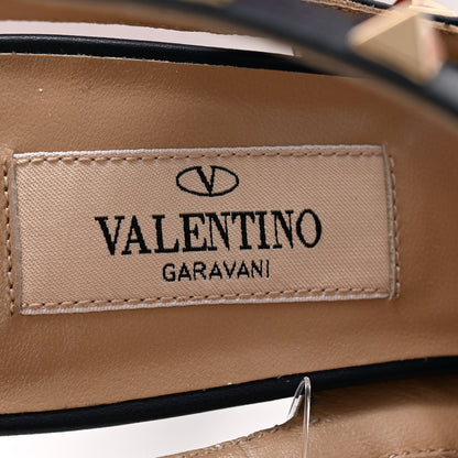 Valentino Garavani Suede Nappa Rockstud Ankle Strap 100mm Pumps 35 Marine 6 of 11