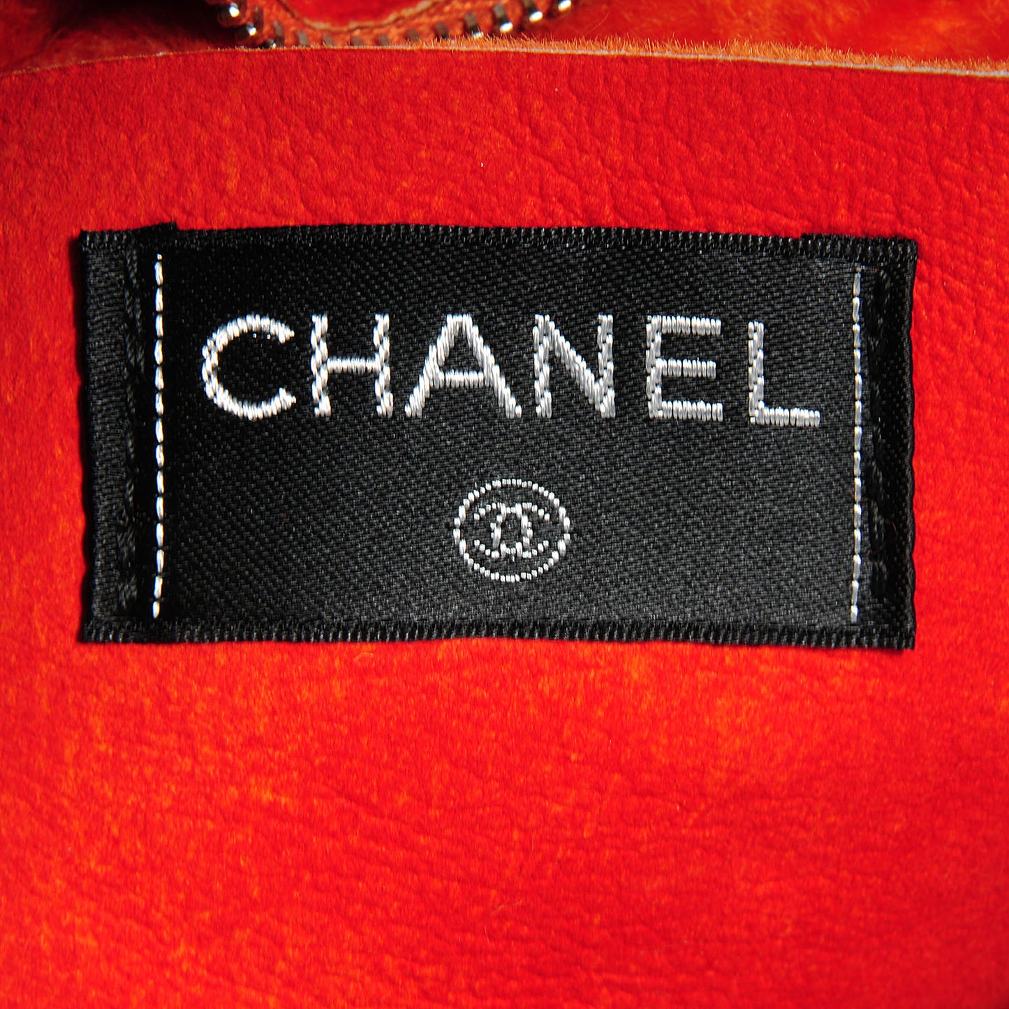 Suede Shearling Fur Shoulder Bag Orange