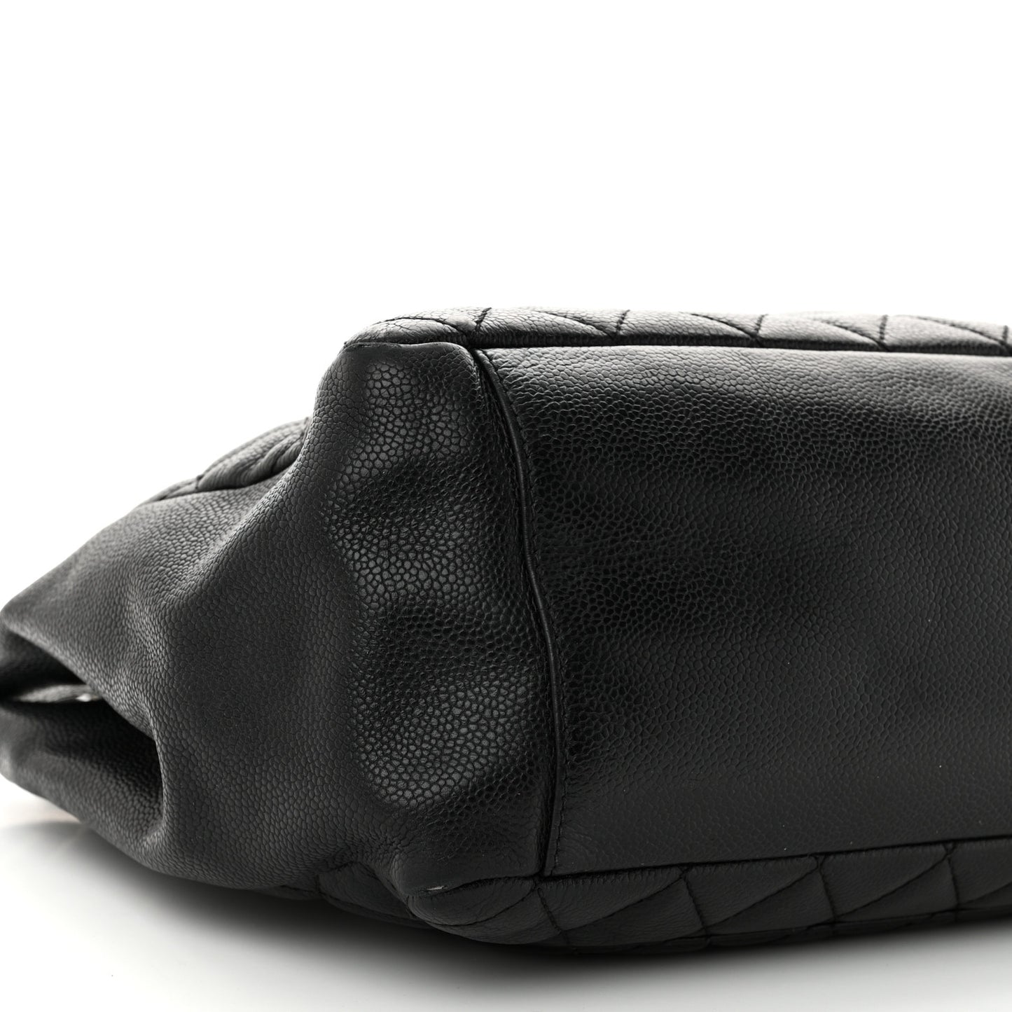 Caviar Quilted Grand Shopping Tote GST Black