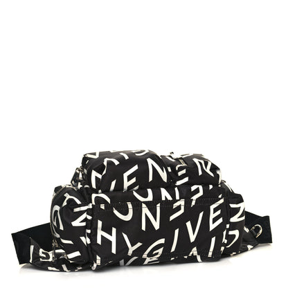 Givenchy Nylon Allover Logo Belt Bag Black 3 of 10