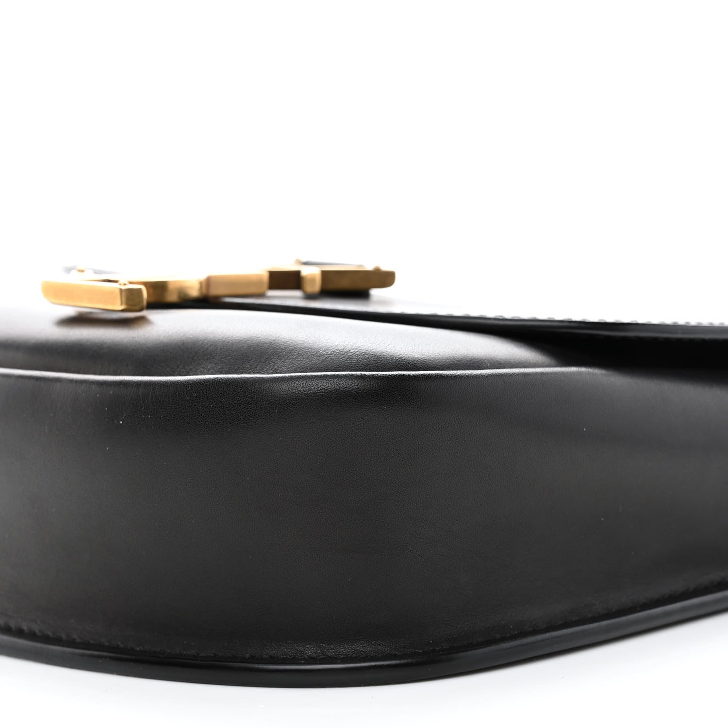 Saint Laurent Smooth Calfskin Classic Monogram Small Kaia Satchel Black 9 of 9